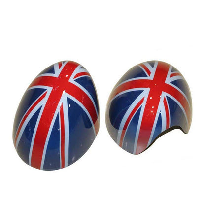 Pair Union Jack England Side View Mirror Cover Cap fit For MINI Cooper F56 F55