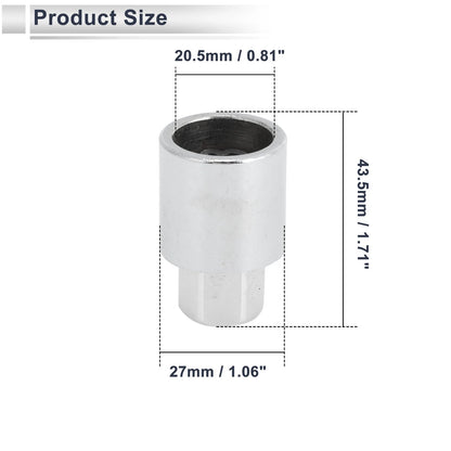 J Wheel Lock Lugnut Antitheft Key Socket for Toyota