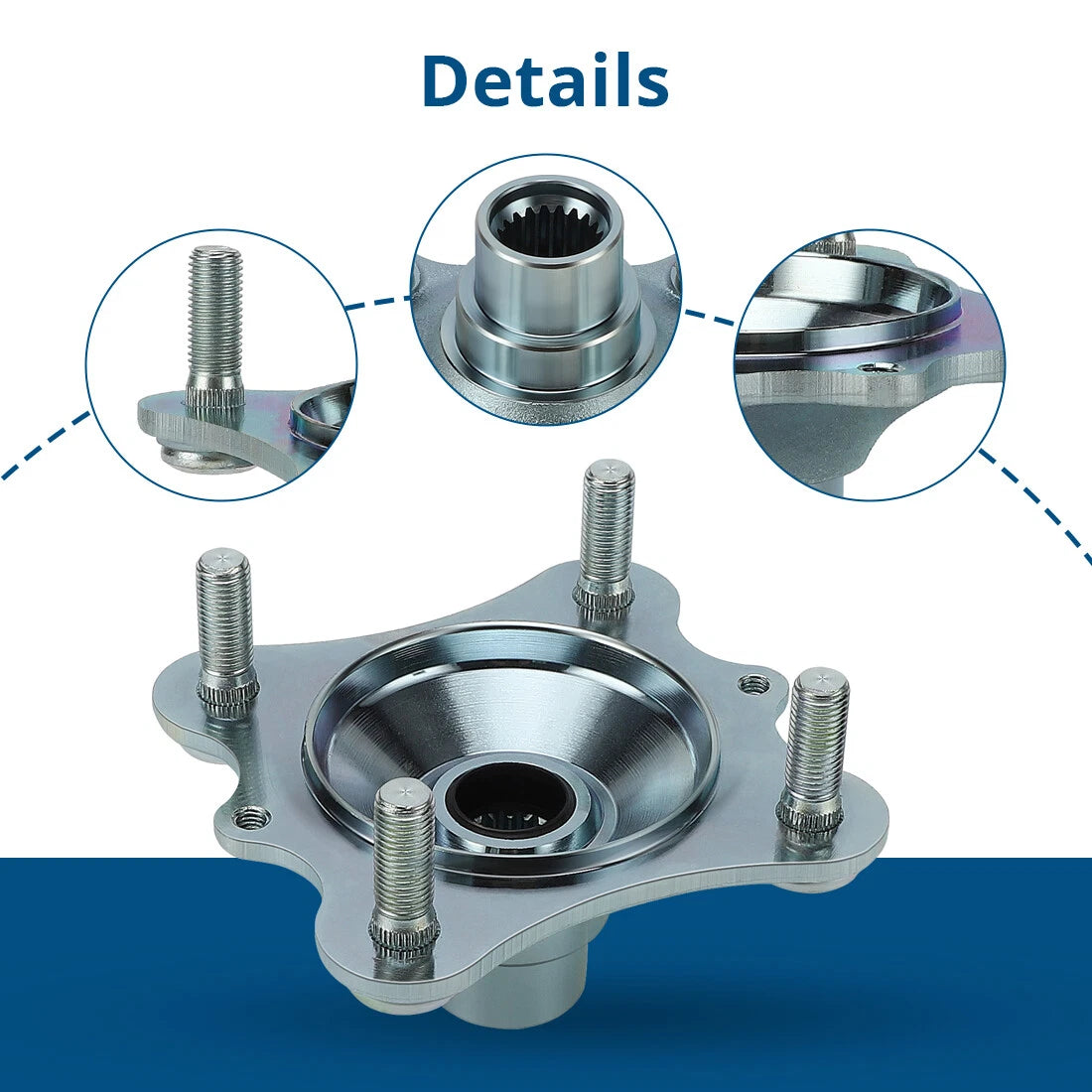 2 x Front Wheel Hub for Honda Foreman 450 TRX450FE/TRX450FM (1998–2004)