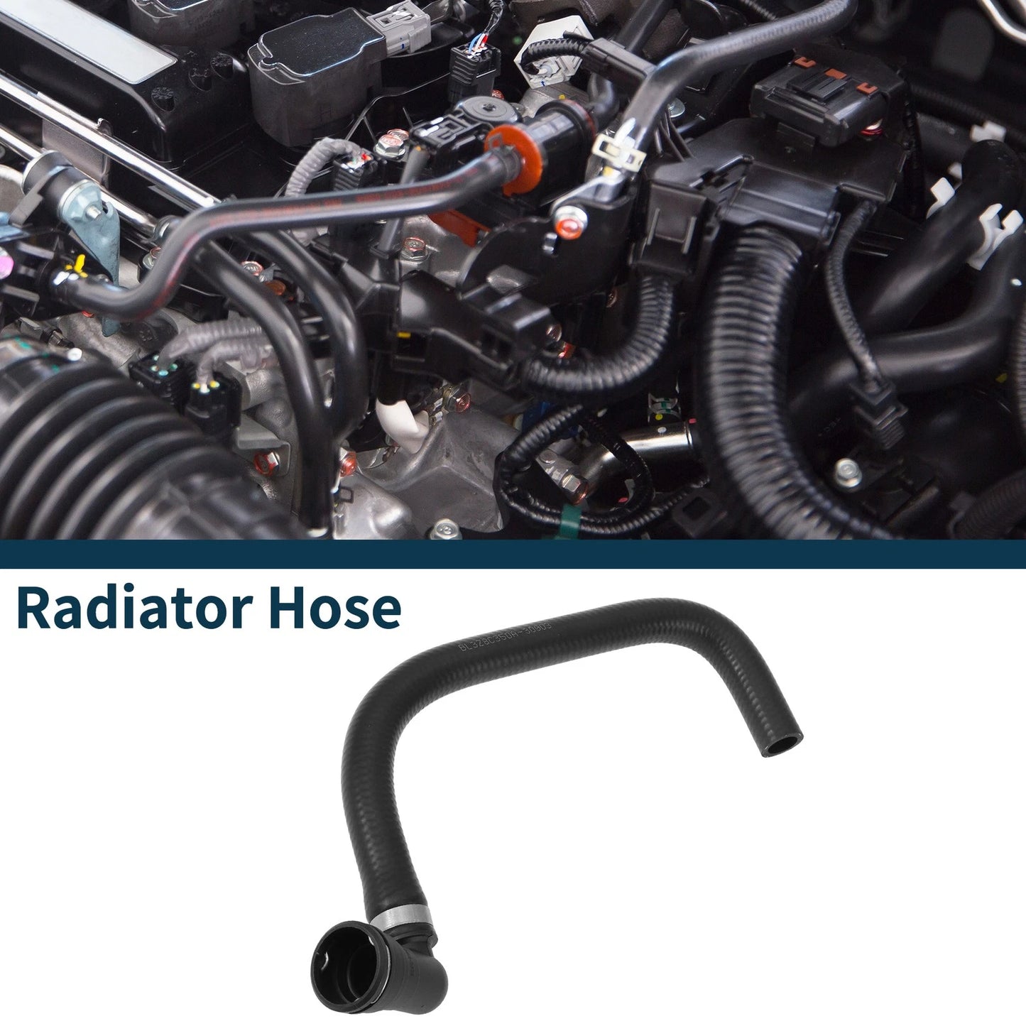 Radiator Hose Coolant Pipe for Ford F-150 (2011-2014) 1 x Rubber