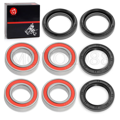 2 x Front Wheel Bearing Seal Kit for Yamaha Rhino 450/660/700 YXR (2004–2013)