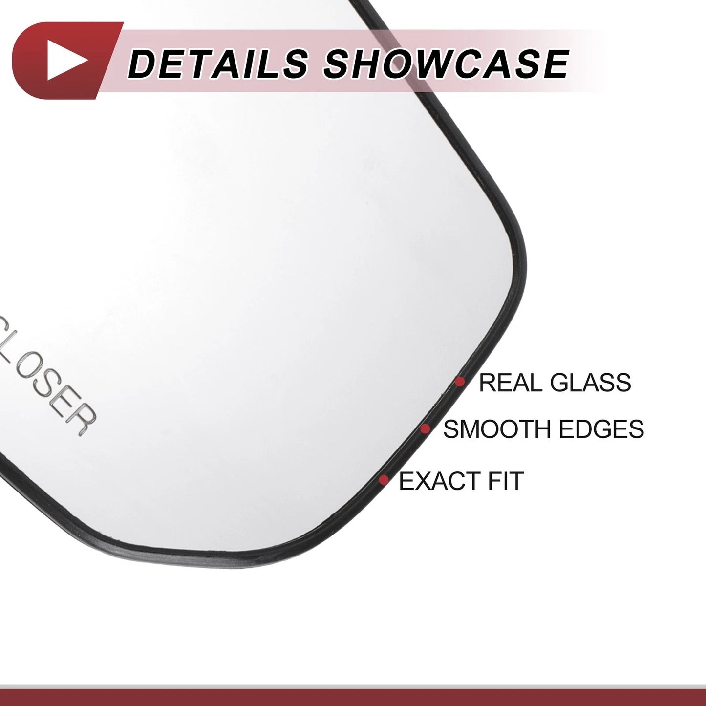 Heated Right Side Mirror Glass Replacement for Chevrolet Malibu (2016-2021)