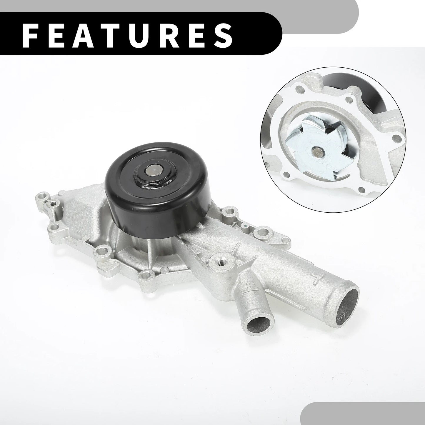 Water Pump with Gasket for Mercedes-Benz C-Class (2007-2008)