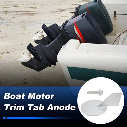 Trim Tab Anode for Yamaha 50-90 HP Outboard Motors Zinc Anode