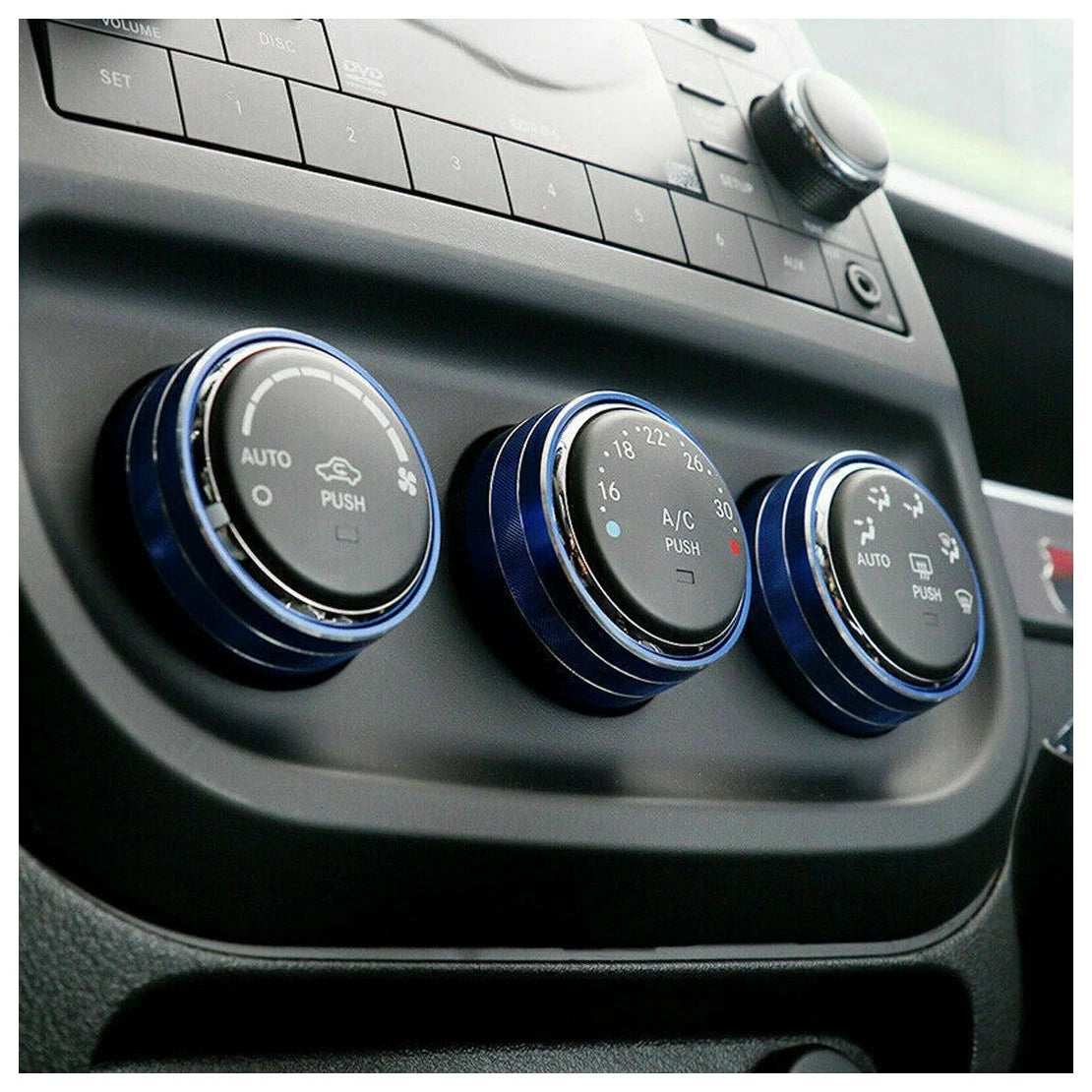 Air Condition Switch Button Cover Ring for Jeep Wrangler JK (2011-2017)