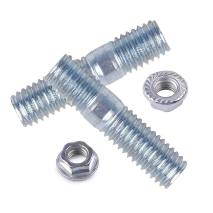 2 x Exhaust Studs & 2 x Groove Kits for Honda GX110 GX120 GX160 GX200 168F 170F