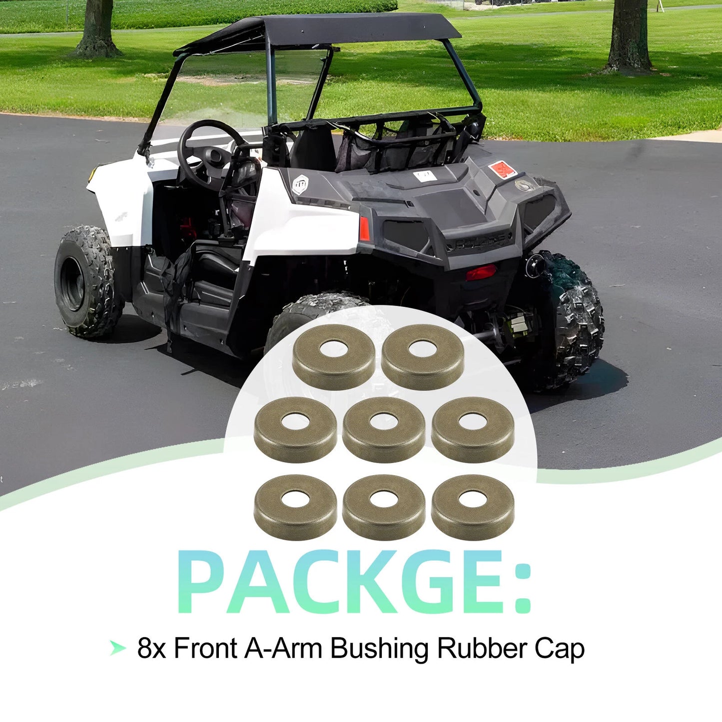 Front Arm Bushing Rubber Cap 2004-2007 for Polaris Predator 50 8pcs/set