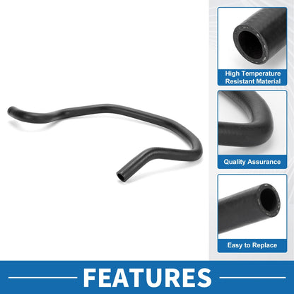 Radiator Hose for BMW 740Li 2013-2015 Rubber Black 1 x Piece