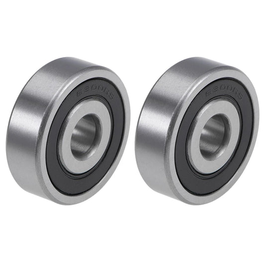 2 x Deep Groove Ball Bearing Z2 10x35x11mm Double Sealed Chrome Steel