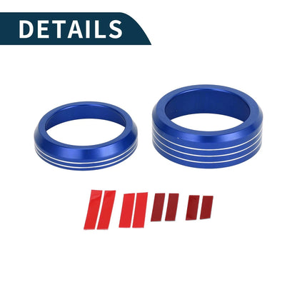 Blue Gear Shift Knob Cover Ring for Ford Mach-E (2021-2024)  Pcs