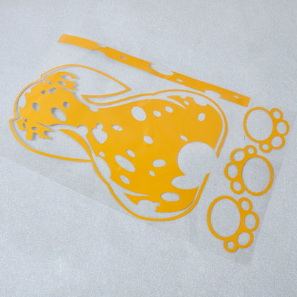 Funny Dalmatians Cartoon Sticker for Rear Window Wiper Decal