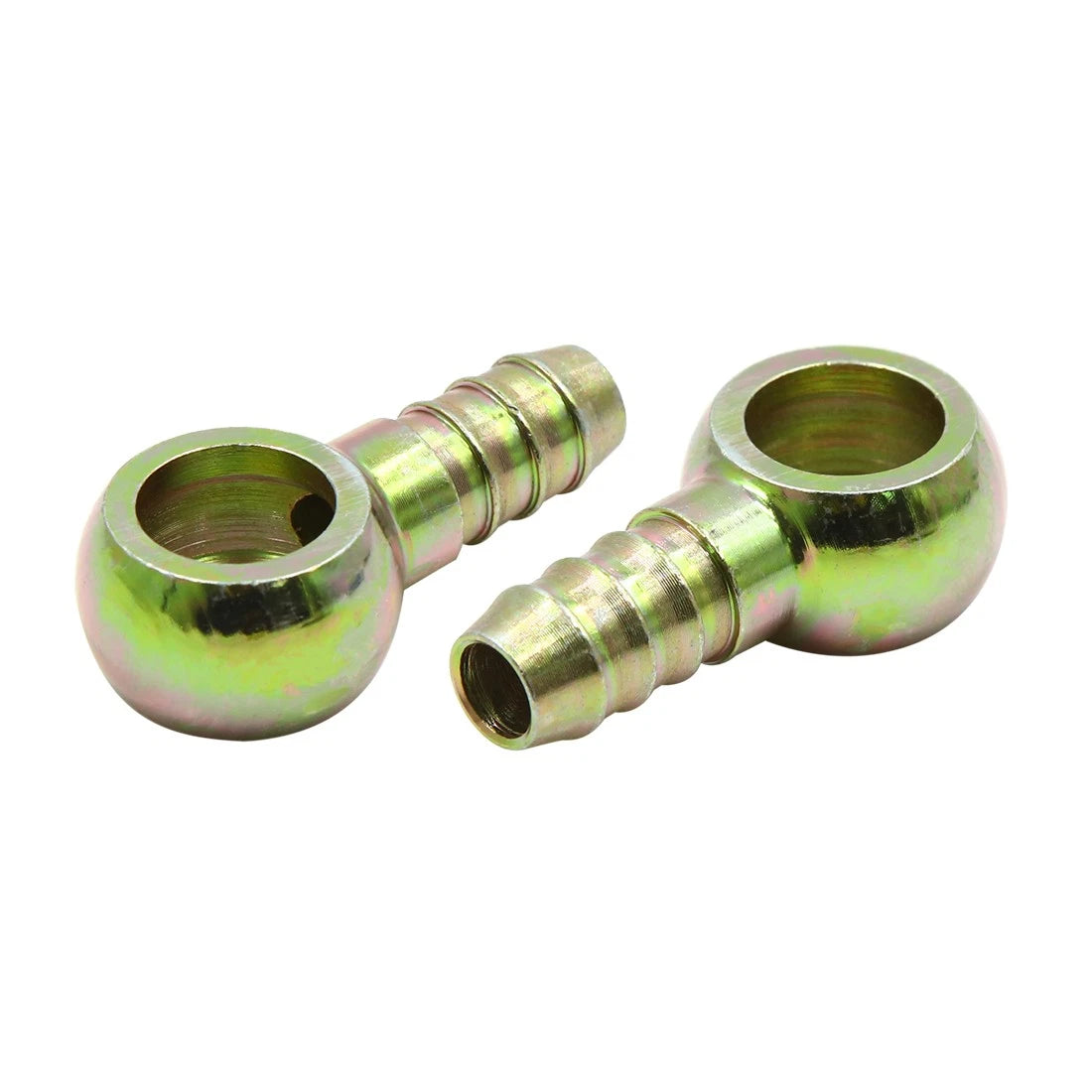 12mm ID Hose Barb 16mm Banjo Fitting Fuel Line Adapter 2 x Motorcycle Car