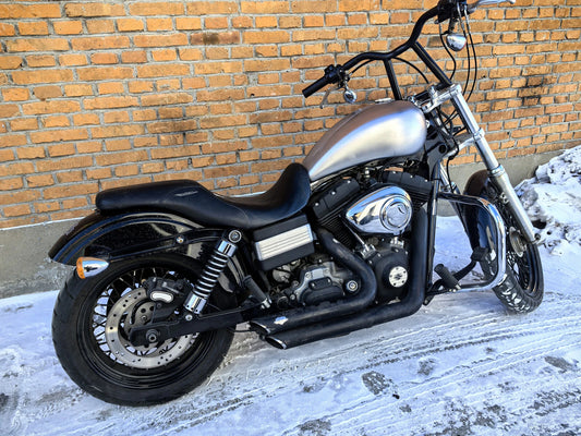 18L Silver Petrol Gas Fuel Tank for Harley Davidson DYNA (2007-2017)