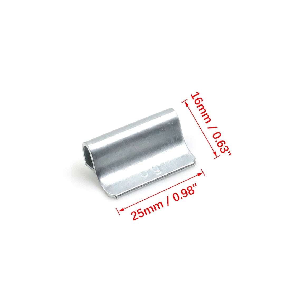 5g Clip-on Wheel Balance Weights 25x16mm 20pcs for Motorcycle Car