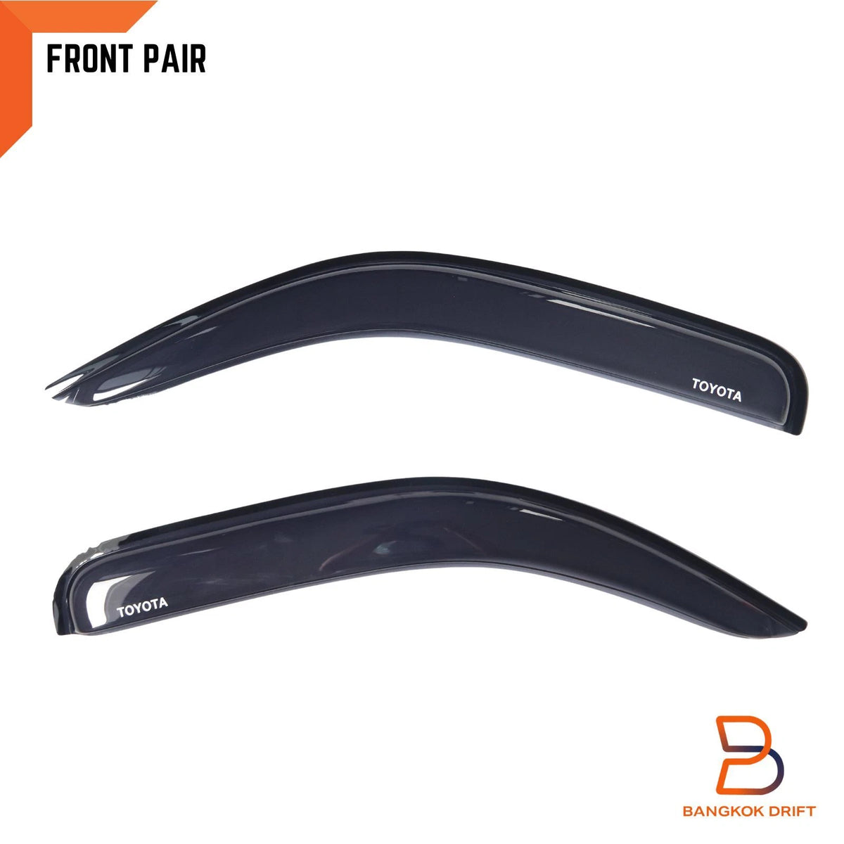 Weather Shield Window Visor Rain Guard for Toyota Hilux (1997-2004)