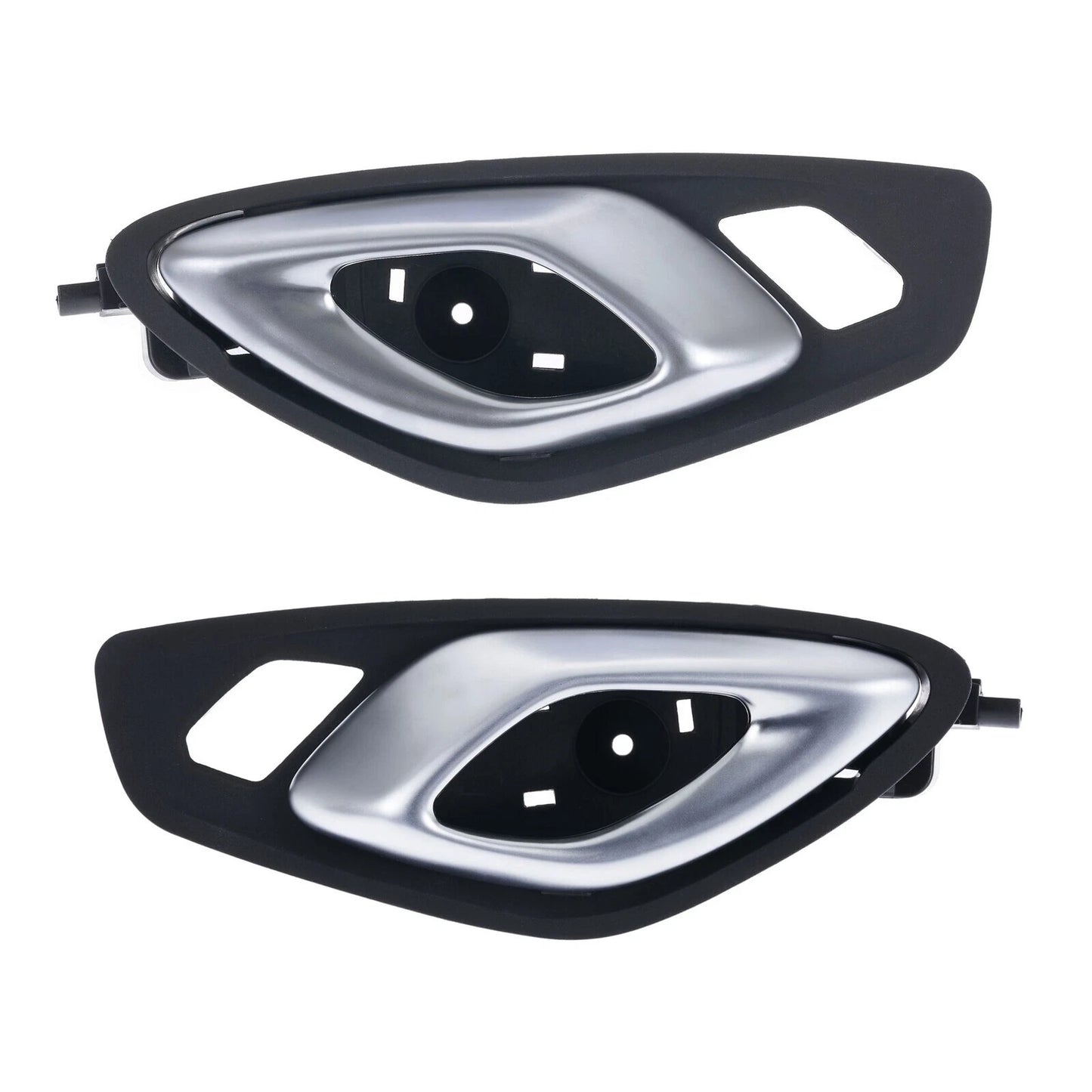 2 x Front Left & Right Inner Door Handle Silver for Chevrolet Camaro (2016–2020)