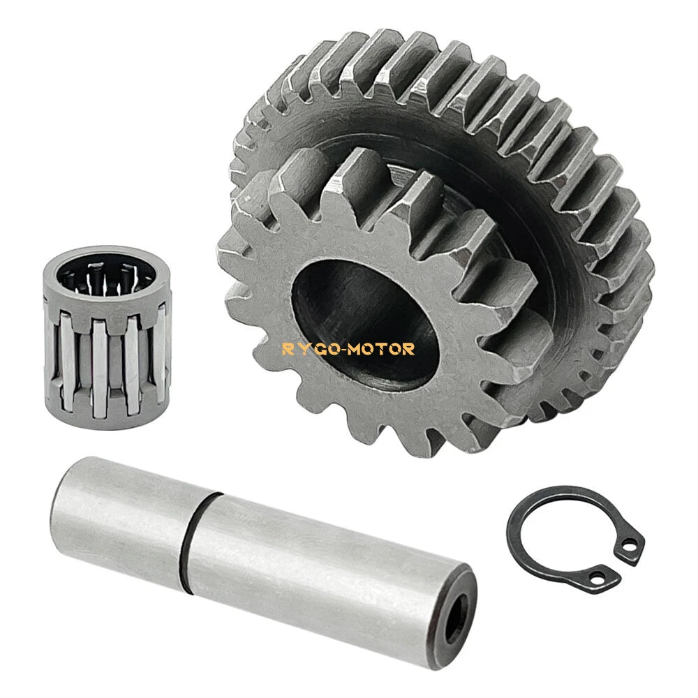 Starter Idler Gear 15T/34T Bearing for Yamaha Big Bear 350 400 Kodiak 400