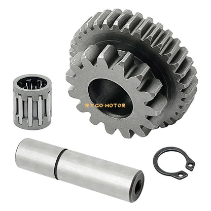 Starter Idler Gear 15T/34T Bearing for Yamaha Big Bear 350 400 Kodiak 400