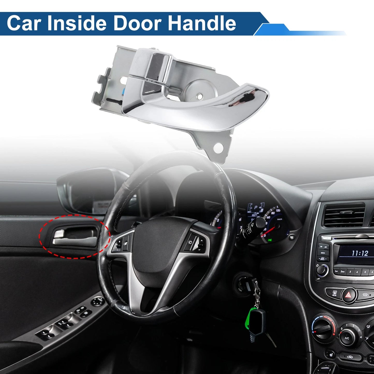 Front Passenger Side Door Handle for Kia Sorento (2003-2009)