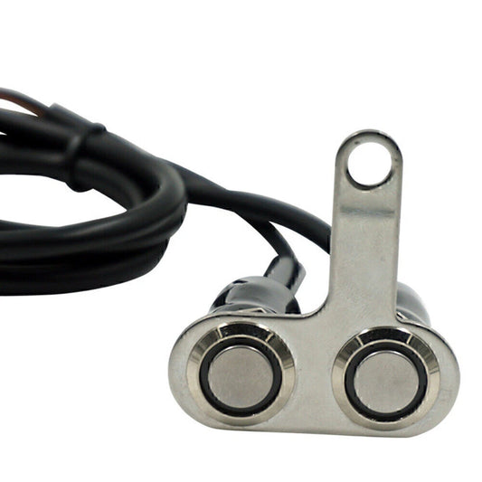 12V Red LED Motorcycle Handlebar Switch - Waterproof