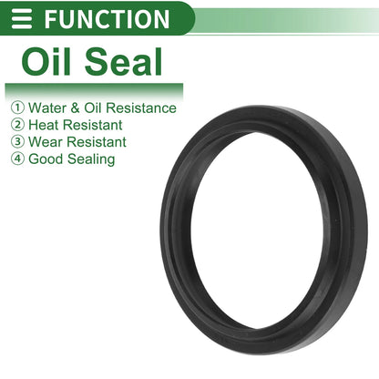 Oil Seal 45x55x6mm 5 Pcs Seal Ring Rotary Shaft NBR Rubber for Motors