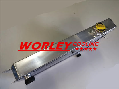 3 Row Alloy Radiator & 12" Fans for Holden Kingswood HQ HJ HX HZ V8 (1971-1984)