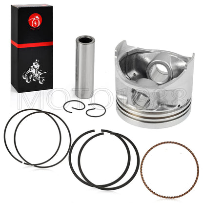 285cc Piston & Ring Kit .50mm Oversize Bore for Yamaha Golf Cart G2-G11 (1988–2010)