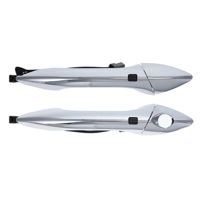 Set 2 LH+RH Door Handle Outer Chrome W/Sensor for Hyundai Elantra (2011–2016)