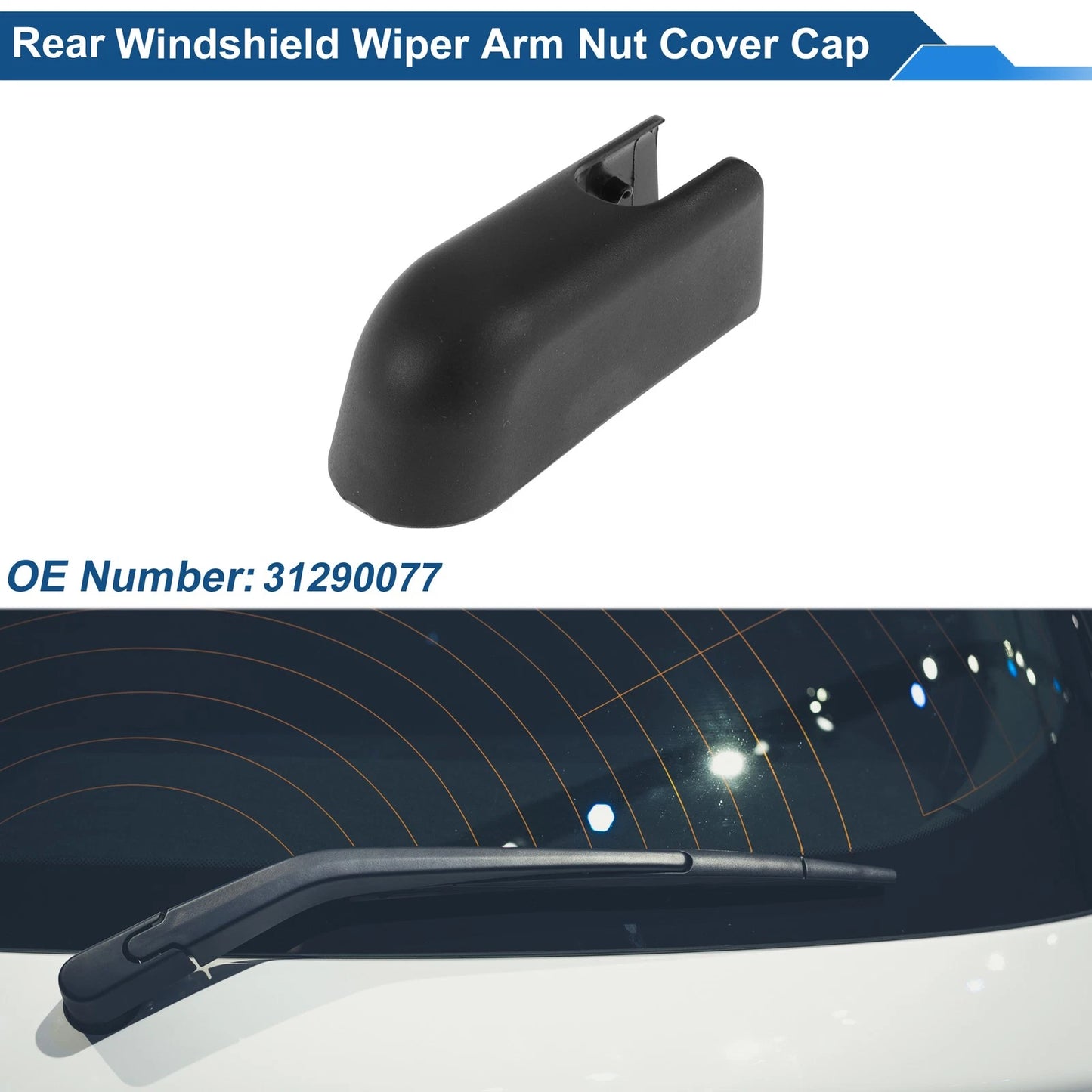 Rear Wiper Arm Nut Cover for Volvo C30 (2007-2013)