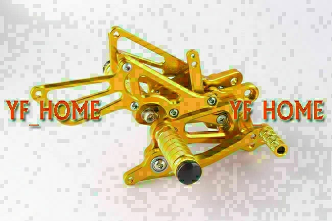 Rear Set Foot Pegs for Honda CBR600RR (2003-2006) & CBR1000RR (2004-2007) Gold