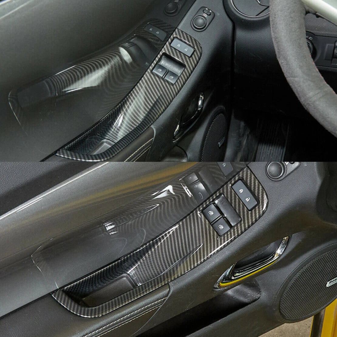 Interior Door Window Switch Panel Covers for Chevrolet Camaro (2010-2015)
