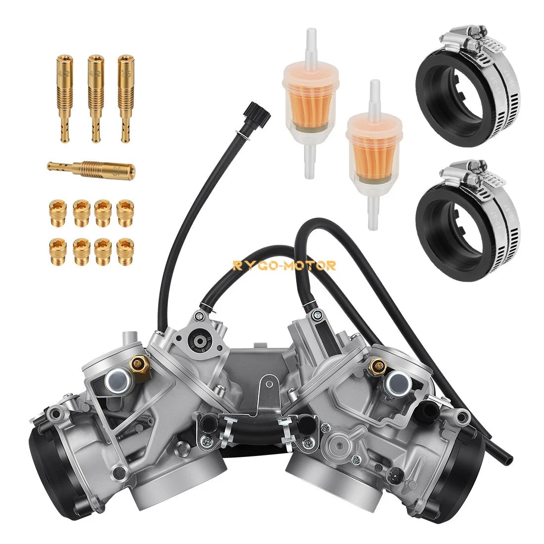 Carburetor Assembly & Intake Boot for Kawasaki Brute Force 750 KVF750 (2005–2007)