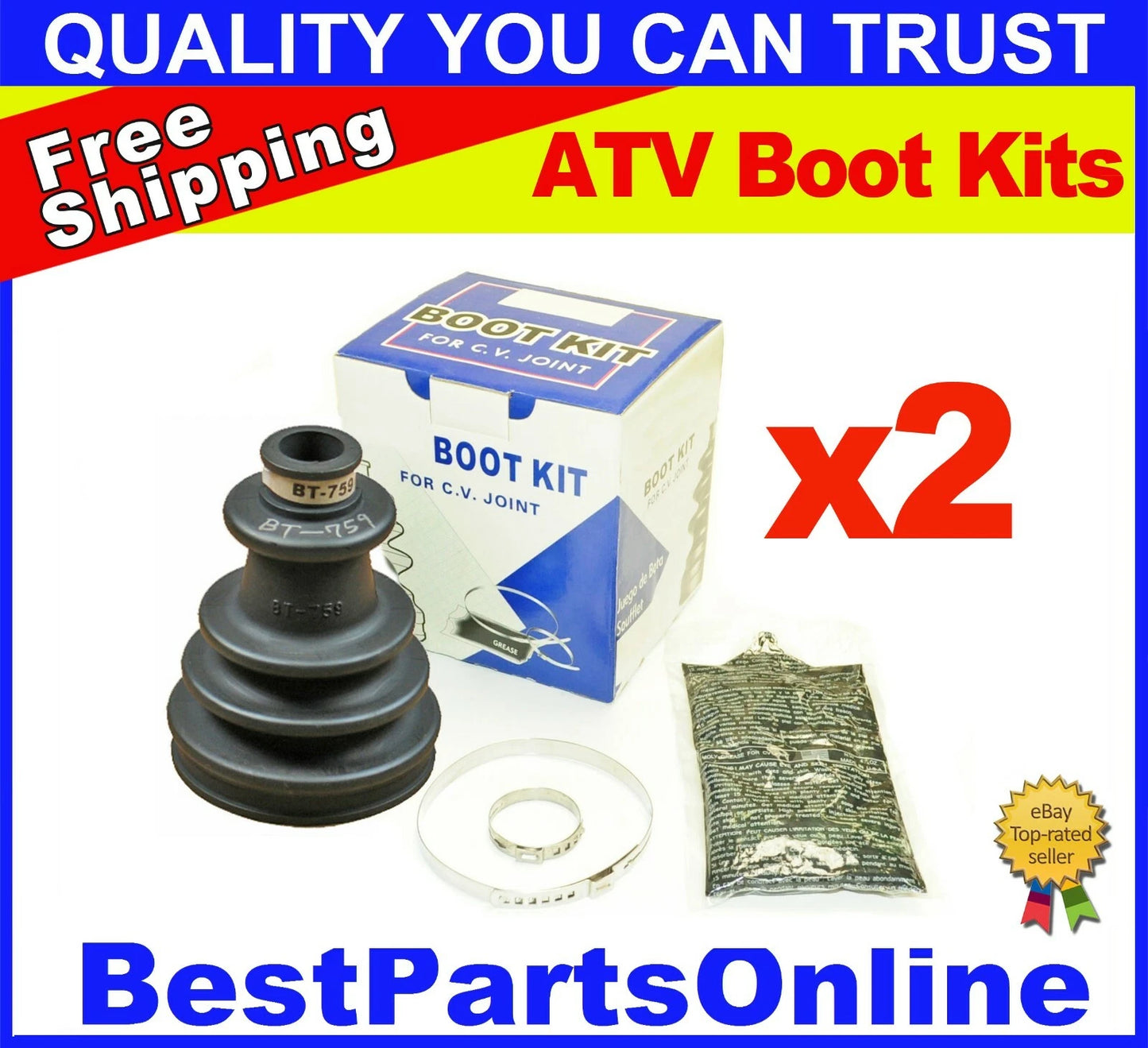 Rear CV Axle Boot for Bombardier Can-Am Cub Cadet