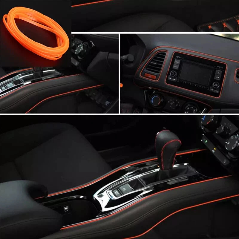 16ft Orange Car Interior Door Edge Molding Trim for Various Models