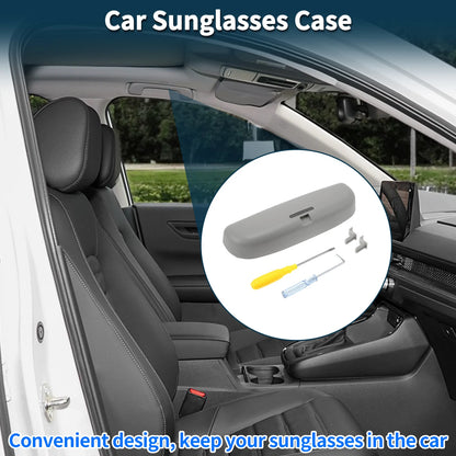 Sunglasses Case for NISSAN Sylphy 2006-2022 Eyeglasses Holder Storage Box Grey