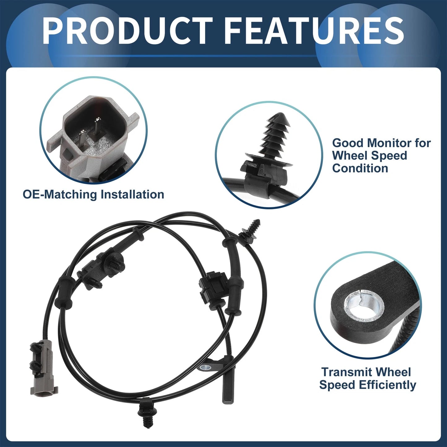 ABS Wheel Speed Sensor for Dodge Charger (2011 - 2022) Rear Left