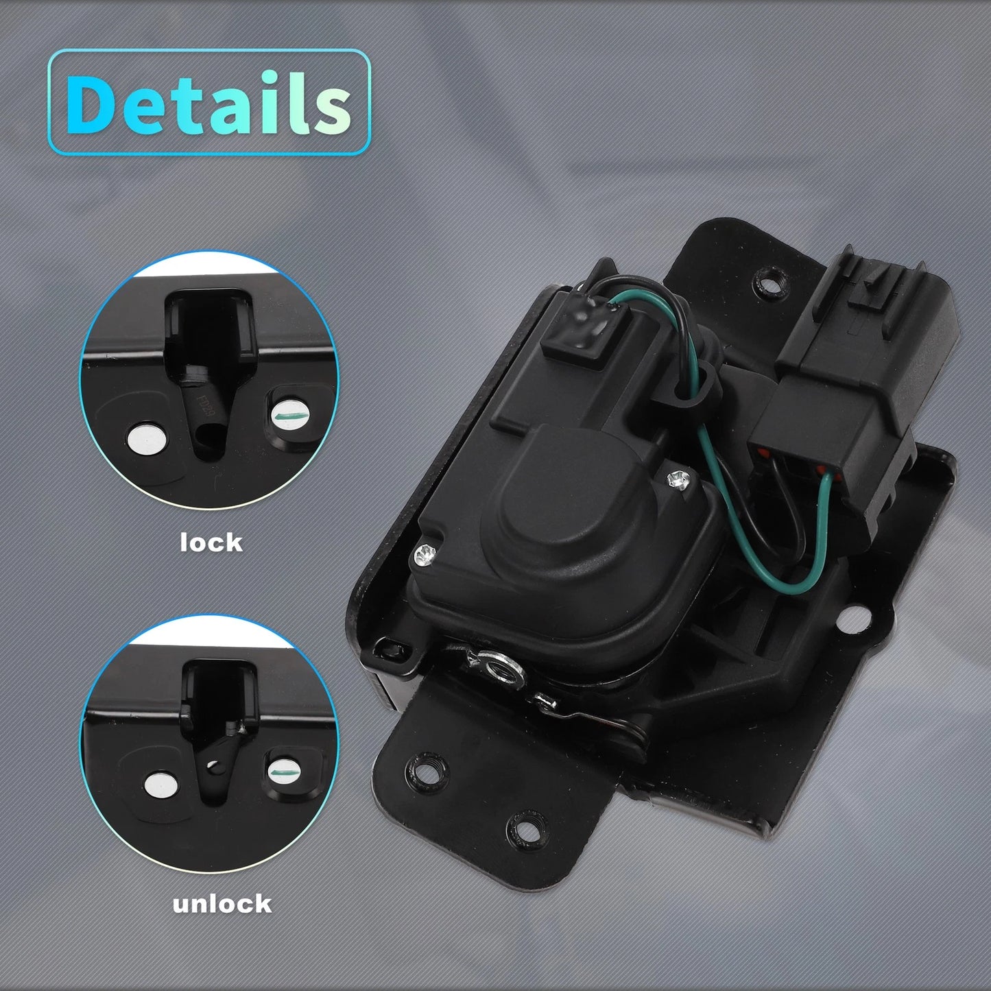 Rear Liftgate Door Lock Actuator Motor OEM for Chevrolet Tahoe (2007 - 2014)