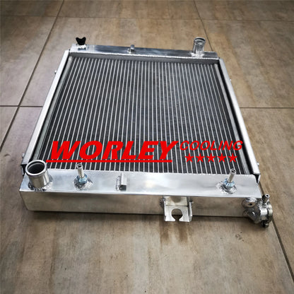 4ROW Aluminum Radiator for Toyota Forklift 6FG25 7FD20-30 (2000-2023)
