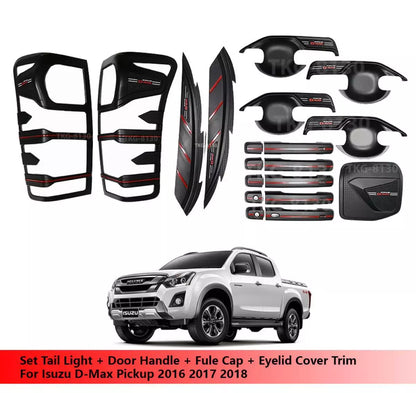 Tail Lights & Door Handles & Fuel Caps & Eyelid Covers for Isuzu D-Max (2016-2018)