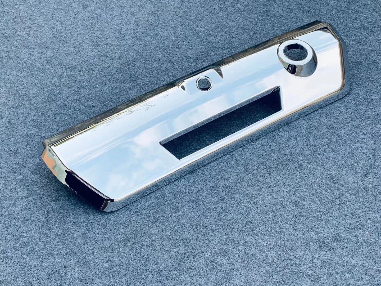 ABS Chrome Rear Tail Door Handle Bowl Cover Trim for Ford F150 (2021-2023)