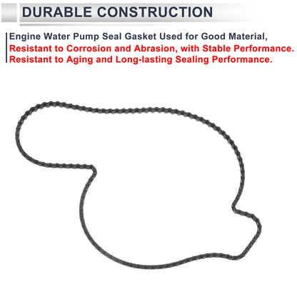 Water Pump Gasket for Porsche Cayenne Rubber 1Pc (2019 - 2024)