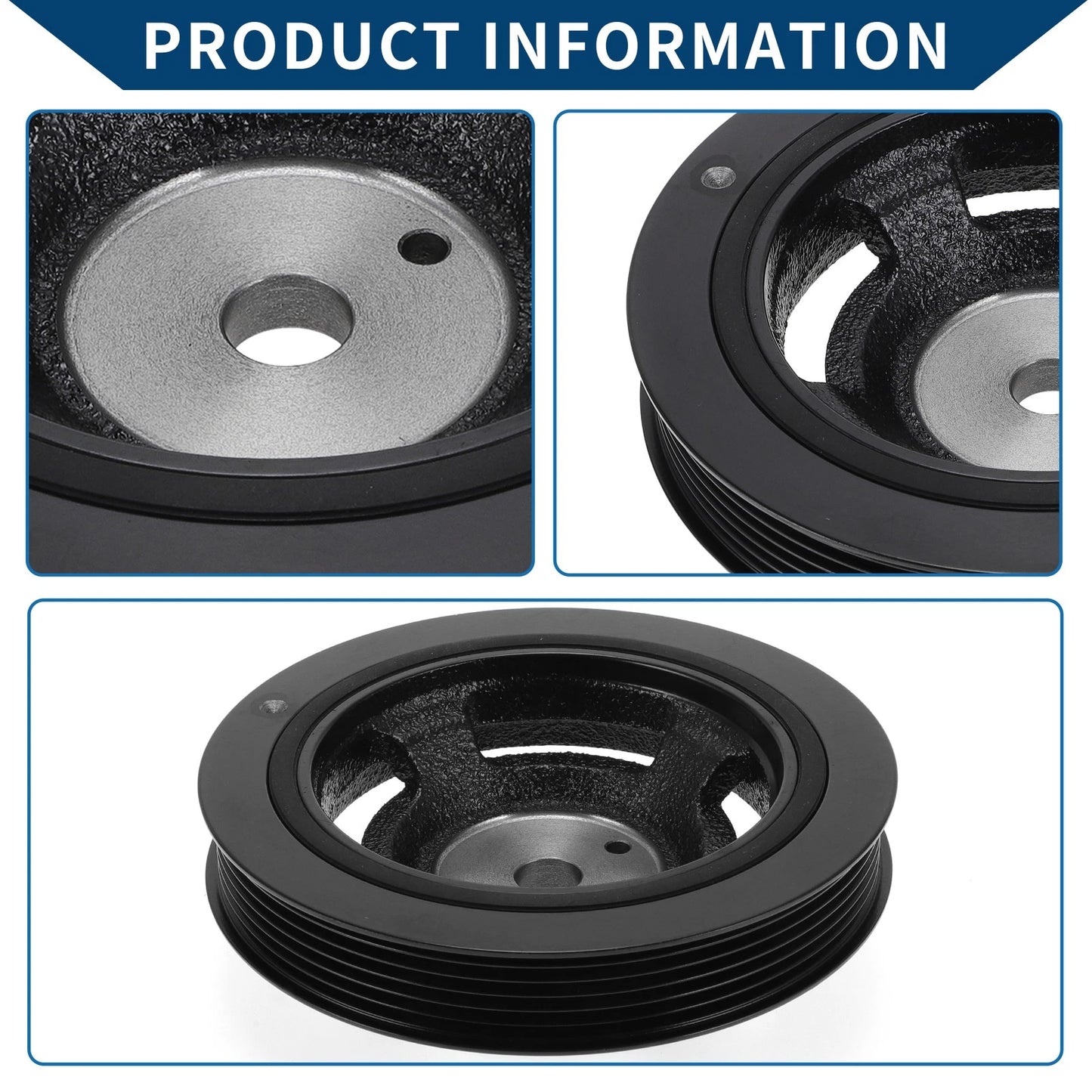 Harmonic Balancer Crank Pulley for Hyundai Santa (2010-2012)