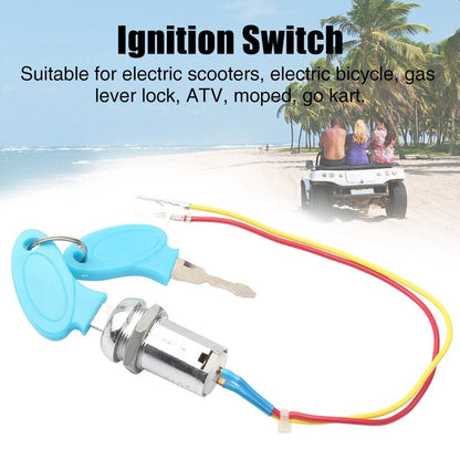 Keys Ignition Switch Lock for Universal Electric Bike Scooter