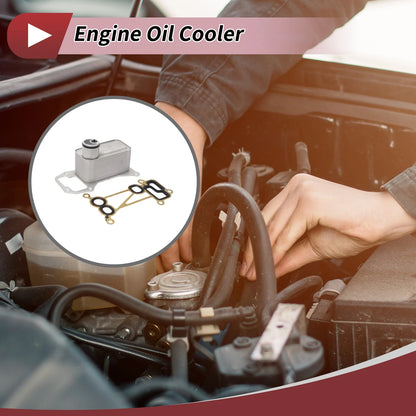 Engine Oil Cooler for BMW X5 3.0L I6 Trans Cooler (2009-2013)