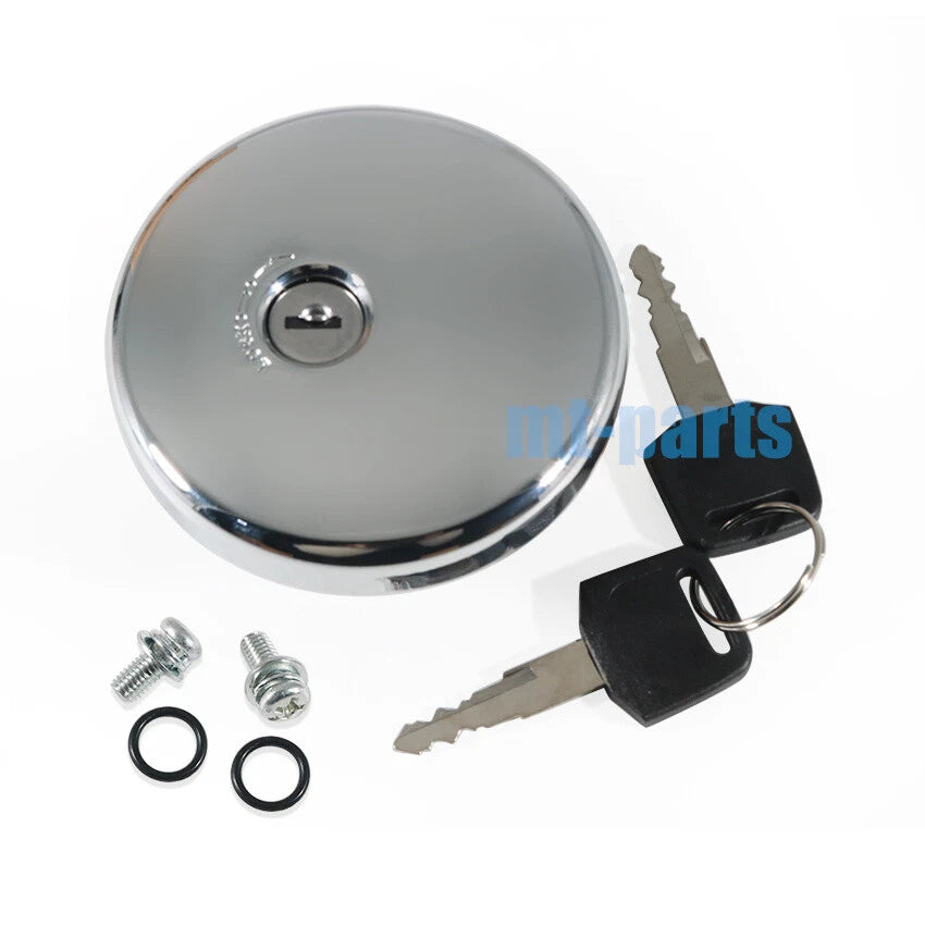Fuel Gas Tank Cap Cover Keys for Kawasaki VN1500 Vulcan 1500 Drifter (2001-2005)