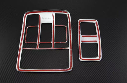 Interior Reading Light Frame Cover Trim for 2017-2021 Mazda CX-5 2 x Matte