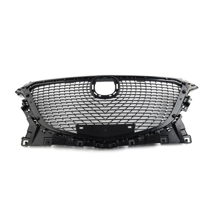 Diamond Style Front Middle Bumper Mesh Grille for Mazda 3 Axela (2014-2016)