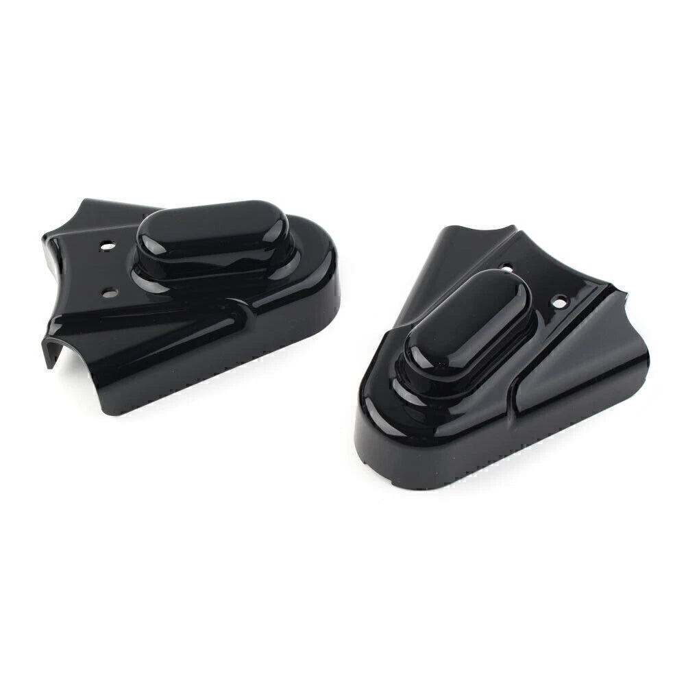ABS Kuryakyn Gloss Black Phantom Covers for Harley Softail FXST/C