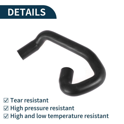 Radiator Hose Sewer Pipe for Volvo S40 (2005-2012) Rubber Black 1 Pcs