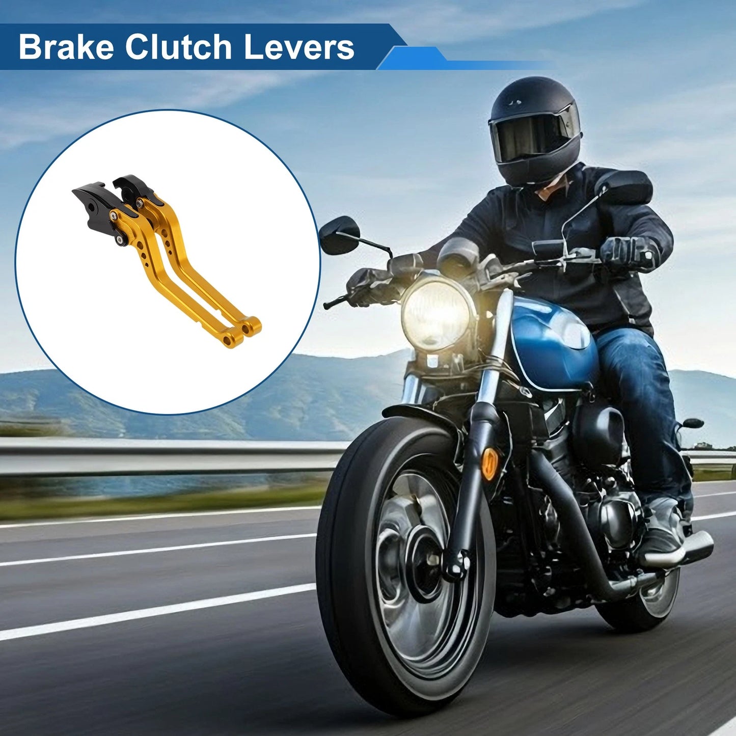 Long Brake Levers 1 pair for Honda RC51 (2000–2006)